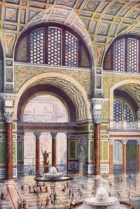 Tepidarium der Caracalla-Thermen in seiner ursprünglichen Schönheit