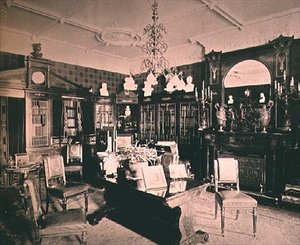 Die Bibliothek, Wickham Hall, Kent