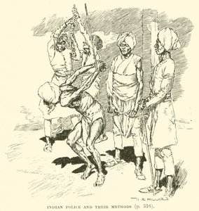 Indische Polizei und ihre Methoden
