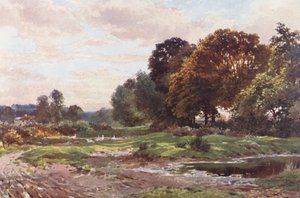 Eine Ecke des Esher Common von Harold Sutton Palmer