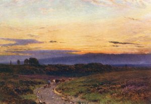 Ein Sommerabend, Milford Common von Harold Sutton Palmer