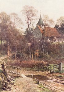 Pyrford Kirche, nahe Woking von Harold Sutton Palmer
