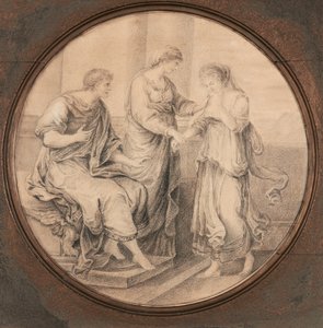 Eines von zwei klassischen Bildern nach Angelica Kauffmann