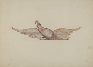 Kleine geschnitzte Bellamy-Adler
