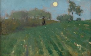 Spaziergang bei Vollmond von Harrington Mann