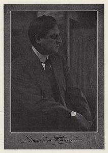 Harrison Fisher (1875-1934), amerikanischer Illustrator (s/w Foto)
