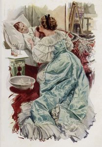 Illustration für Wenn ein Mann heiratet von Mary Roberts Rinehart von Harrison Fisher
