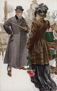 Illustration für When a Man Marries von Mary Roberts Rinehart von Harrison Fisher