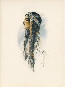 Longfellows Lied von Hiawatha von Harrison Fisher
