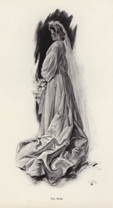 Porträt einer Braut von Harrison Fisher