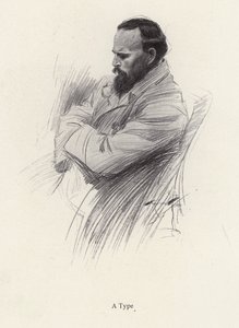 Porträt eines sitzenden Mannes von Harrison Fisher