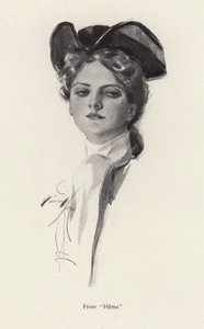 Porträt einer Frau, eine Figur aus Hilma von Harrison Fisher
