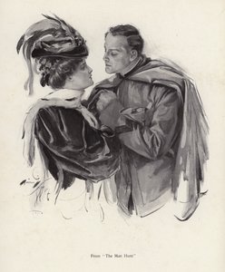 Szene aus Die Menschenjagd von Harrison Fisher