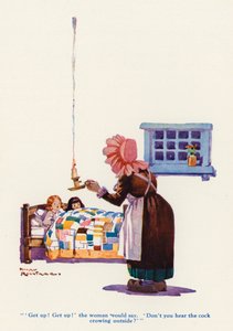 Die Witwe und ihre kleinen Mädchen von Harry Rountree