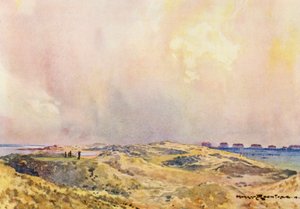 Golfplätze: Hoylake, das zwölfte Tee von Harry (1878 1950) Rountree