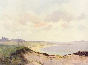 Golfplätze: North Berwick, das zweite Abschlag von Harry (1878 1950) Rountree