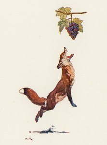 Der Fuchs und die Trauben von Harry Rountree
