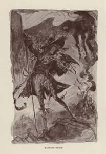 Illustration für Barnaby Rudge von Charles Dickens von Harry (after) Furniss