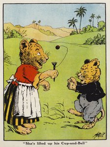 "Sie hat seinen Becher-und-Ball aufgehoben" von Harry B Neilson