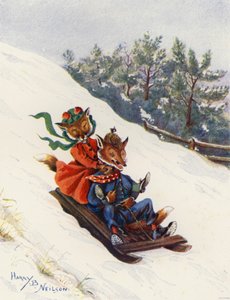 Schlittenfahren von Harry B Neilson