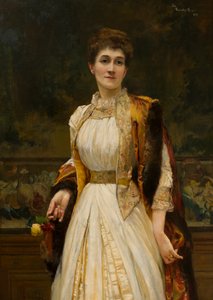 Porträt von Lady Ida Lumley, Viscountess Newport, später Countess of Bradford von Harry Baldry
