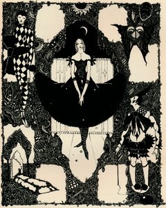 Columbine, ca. 1900-1930, 1925 von Harry Clarke
