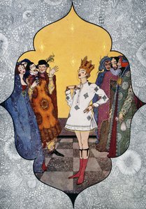 Des Kaisers neue Kleider, Märchen von Hans Christian Andersen (1805-1875), Illustration von Harry Clarke (1890-1931)