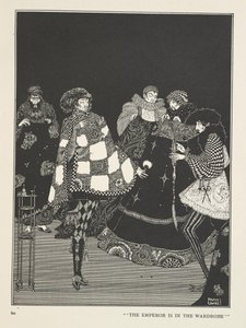 Des Kaisers neue Kleider (Der Kaiser ist in der Garderobe) von Harry Clarke