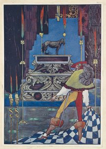 Das Feuerzeug. Dort saß der Hund mit Augen so groß wie Teetassen. von Harry Clarke