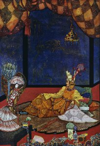 Die Nachtigall, Märchen von Hans Christian Andersen (1805-1875), Illustration von Harry Clarke (1890-1931)