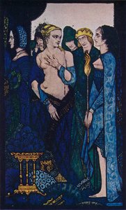 Wir nannten Lucrezia Crivelli und Tizians Dame, um 1910