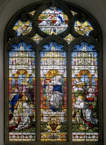 Oxford, Oriel College Chapel, Die Anbetung der Könige von Harry Ellis Wooldridge
