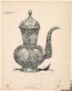 Silberkanne aus Isfahan von Harry Fenn