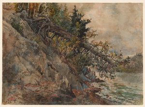 Lake Memphremagog, um 1880 von Harry Fenn