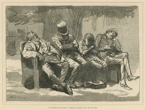 Ein Sommernachtstraum: Eine Skizze in einem Londoner Park von Harry Furniss
