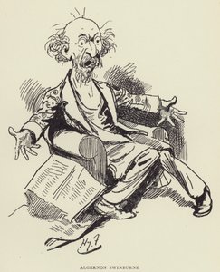 Algernon Swinburne von Harry Furniss