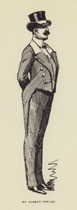 Ein Albany-Portier von Harry Furniss