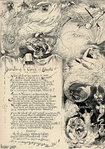 Ballade von einer Wahl der Geister, 1886 von Harry Furniss