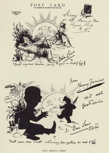 Dan Lenos Karte von Harry Furniss