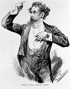 Dickens rezitiert seine Lieblingspassage, 1900er Jahre