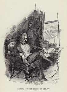 Edward Bulwer Lytton in Albany von Harry Furniss