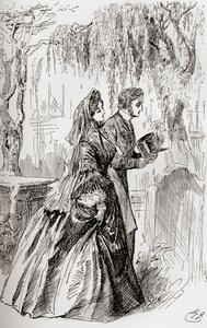 Estella und Pip. „Ich sah keinen Schatten eines weiteren Abschieds von ihr.“ von Harry Furniss
