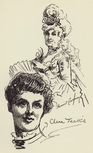 Harriet Coveney und Clara Jecks von Harry Furniss