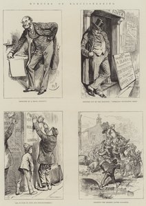 Humours of Electioneering von Harry Furniss