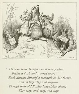 Illustration für Sylvie und Bruno von Lewis Carroll von Harry Furniss