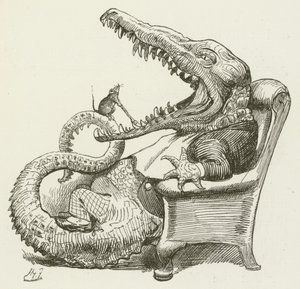 Illustration für Sylvie und Bruno von Lewis Carroll von Harry Furniss
