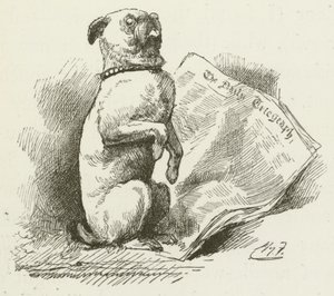Illustration für Sylvie und Bruno von Lewis Carroll von Harry Furniss