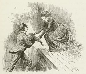 Illustration für Sylvie und Bruno von Lewis Carroll von Harry Furniss