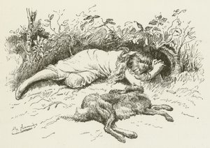 Illustration für Sylvie und Bruno von Lewis Carroll von Harry Furniss