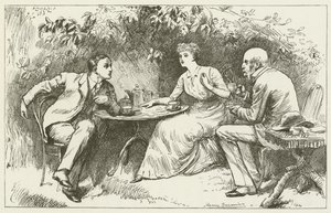 Illustration für Sylvie und Bruno von Lewis Carroll von Harry Furniss